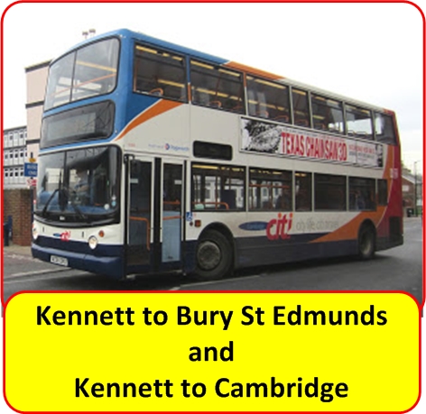 Bury to Cambridge Bus