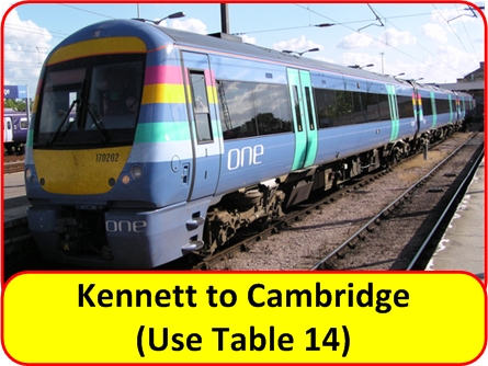 Kennett to Cambridge Train