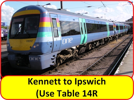 Kennett to Ipswich Train